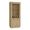 Tuhome Misuri Wardrobe Armoire with Double Door. Drawer. Metal Rods. and Open Shelves-White CLB9088 - alternate 1